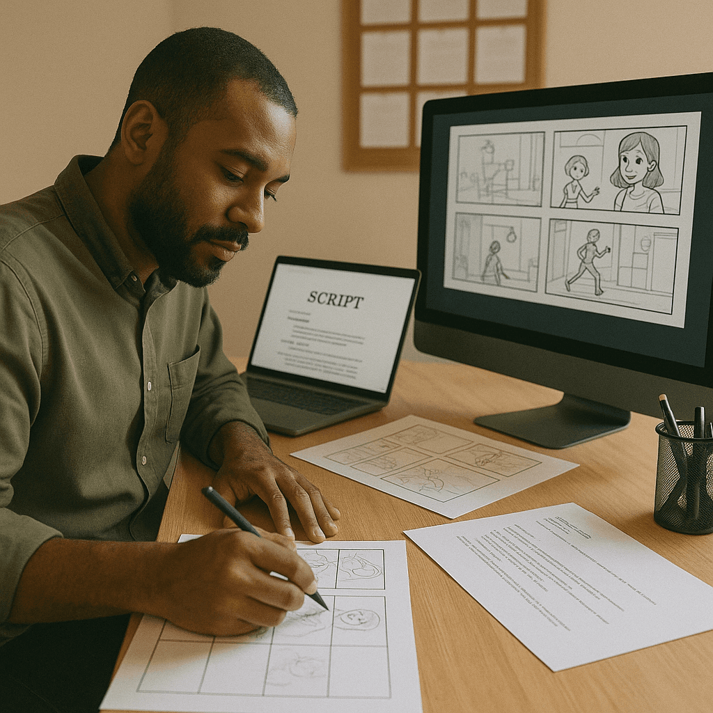 Scriptwriting & Storyboarding